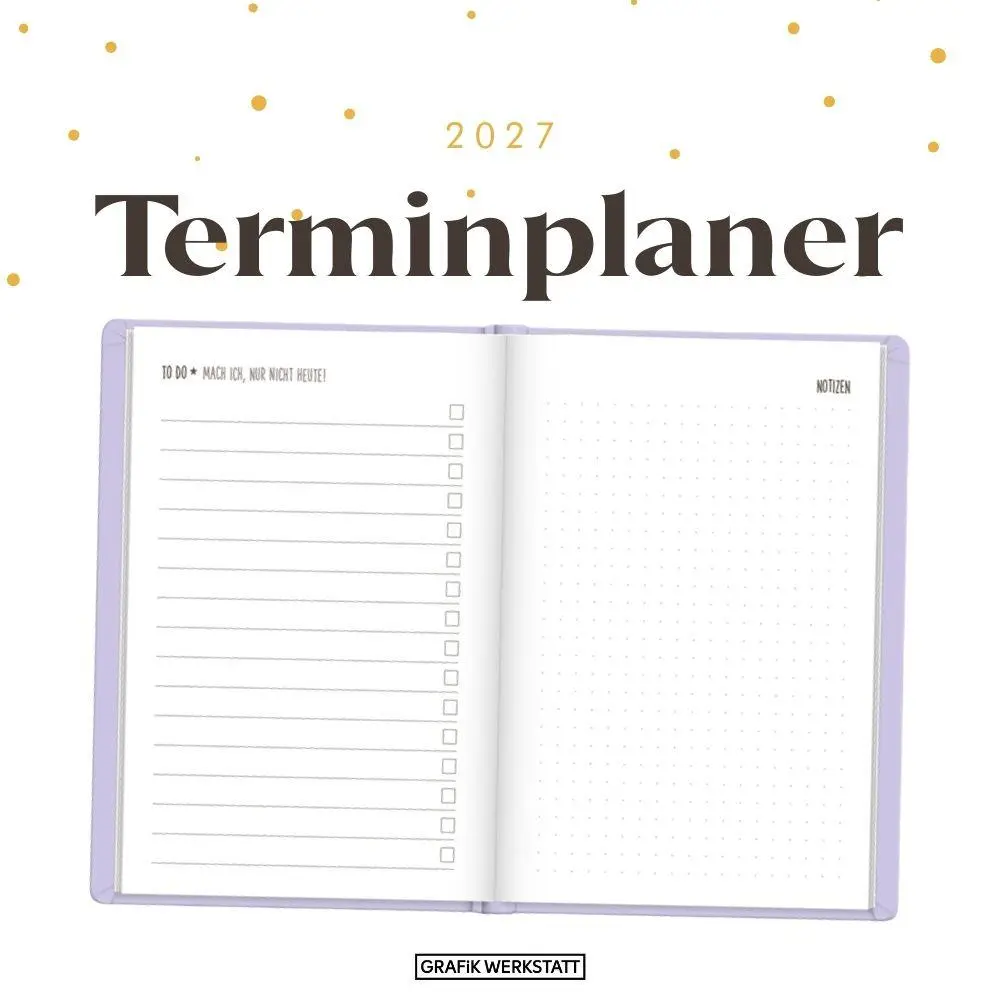 Bild: 9783986362157 | Terminplaner Lederlook 2027 Schwarz | Terminplaner Lederlook A6 | Buch