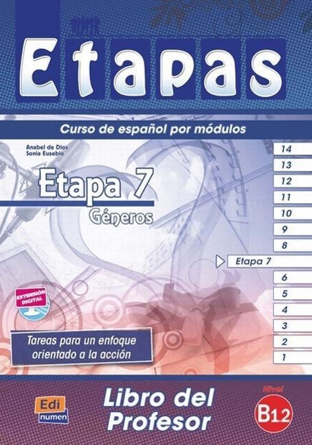 Etapas Level 7 Géneros - Libro del Profesor + CD [With CDROM] | Sonia Eusebio Hermira (u. a.) | Taschenbuch | Etapas | CDROM | 88 S. | Spanisch | 2014 | EDINUMEN | EAN 9788498482157 - Eusebio Hermira, Sonia