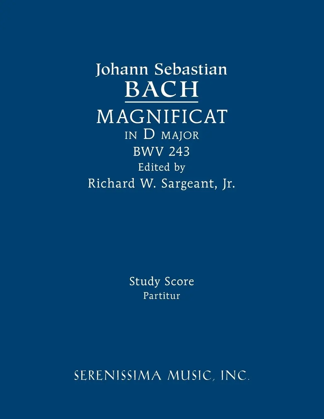 Cover: 9781608742257 | Magnificat in D major, BWV 243 | Study score | Johann Sebastian Bach