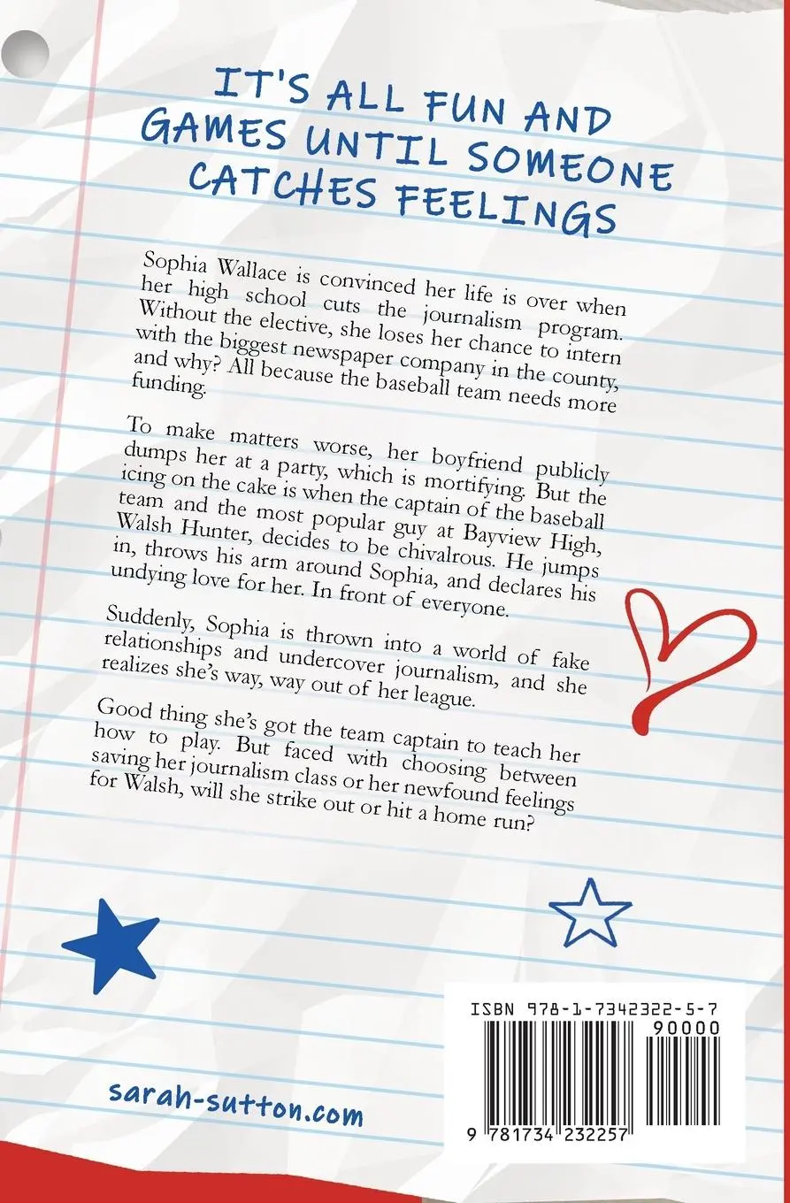Rückseite: 9781734232257 | Out of My League | A Fake Relationship Romance | Sarah Sutton | Buch