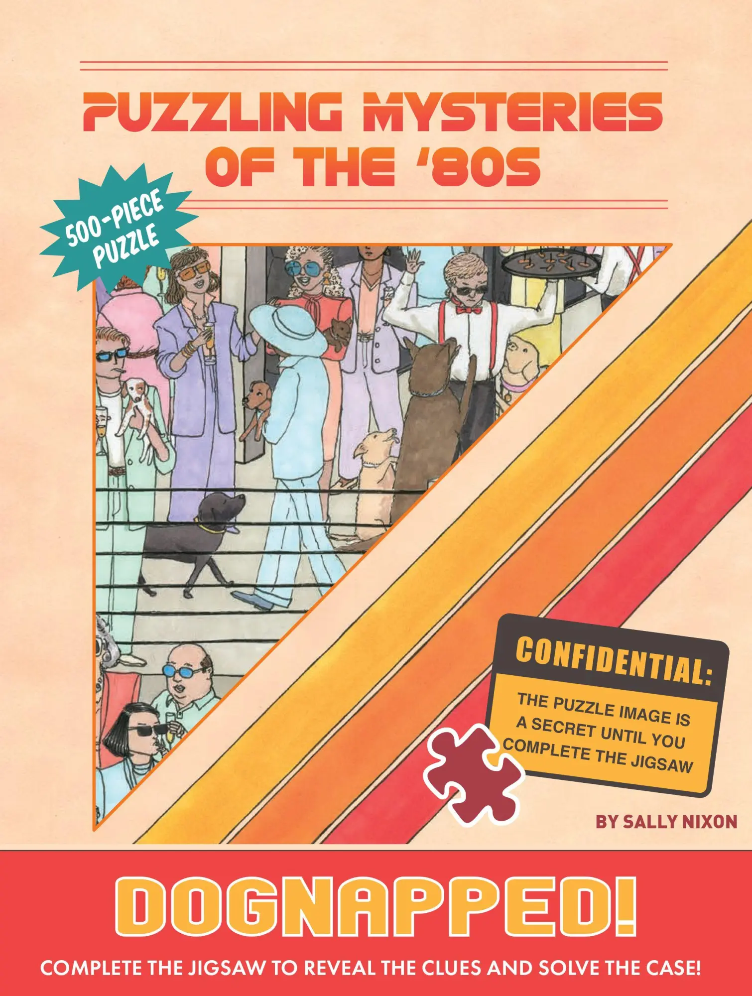 Cover: 9781797222257 | Puzzling Mysteries of the '80s Dognapped! 500-Piece Puzzle | Nixon