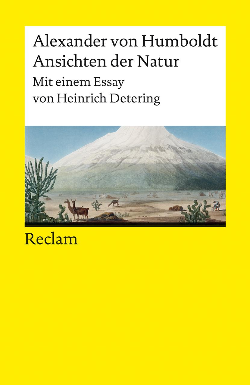 Cover: 9783150142257 | Ansichten der Natur. Mit einem Essay von Heinrich Detering | Humboldt
