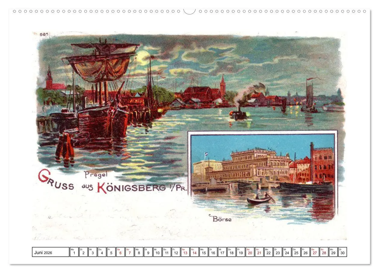 Bild: 9783457832257 | Gruss aus Königsberg (Wandkalender 2026 DIN A2 quer), CALVENDO...