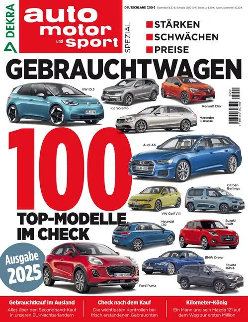 Cover: 9783613322257 | auto motor sport Spezial - Gebrauchtwagen 2025 | Taschenbuch | 194 S.