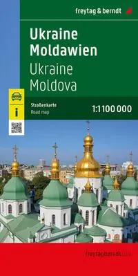 Cover: 9783707922257 | Ukraine - Moldawien, Straßenkarte 1:1.000.000, freytag &amp; berndt | 2024