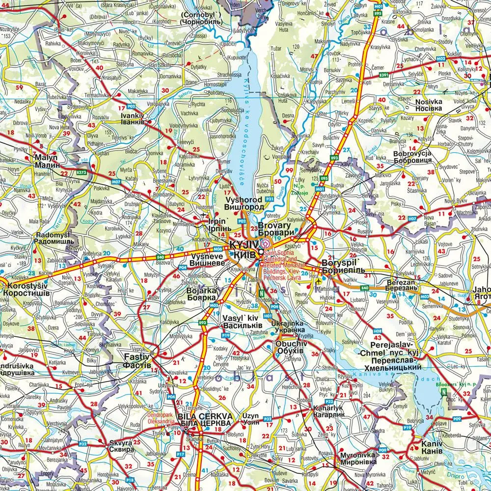 Bild: 9783707922257 | Ukraine - Moldawien, Straßenkarte 1:1.000.000, freytag &amp; berndt | 2024