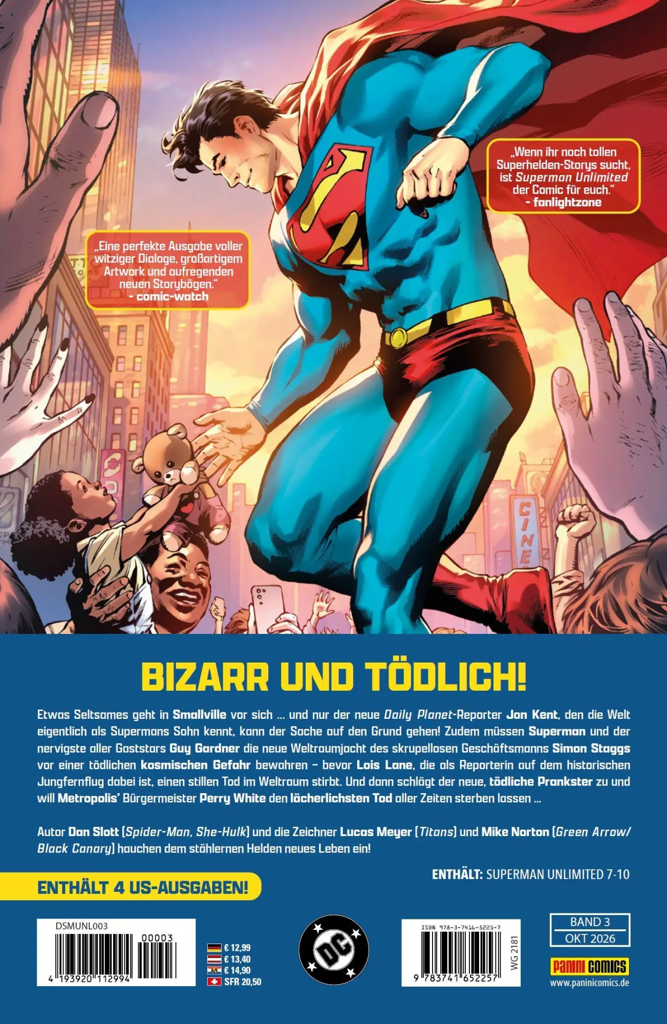 Bild: 9783741652257 | Superman Unlimited | Bd. 3 | Jeremy Adams (u. a.) | Taschenbuch | 2026