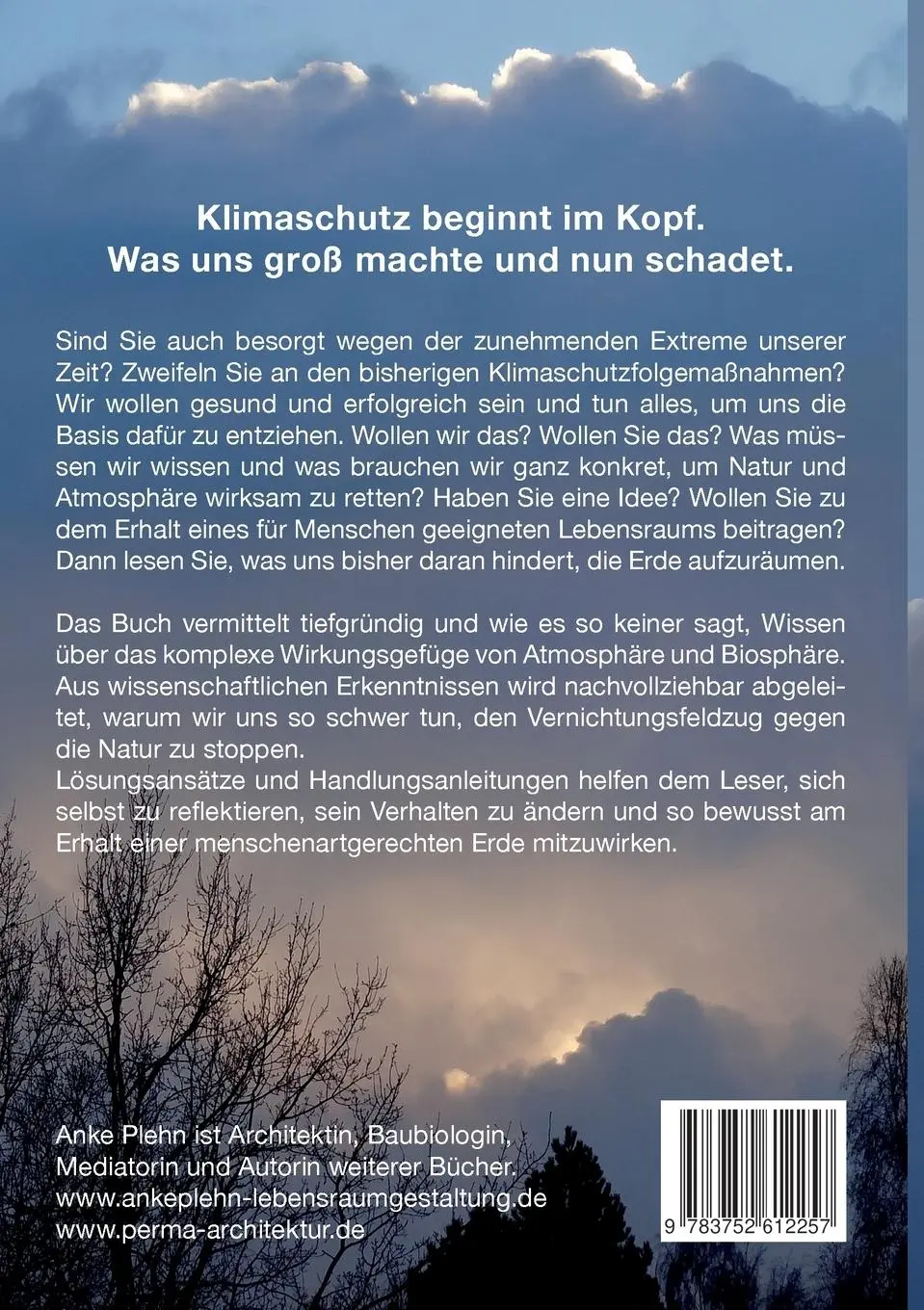 Rückseite: 9783752612257 | Wetterextreme, Katastrophen, unwirksamer Klimaschutz | Anke Plehn