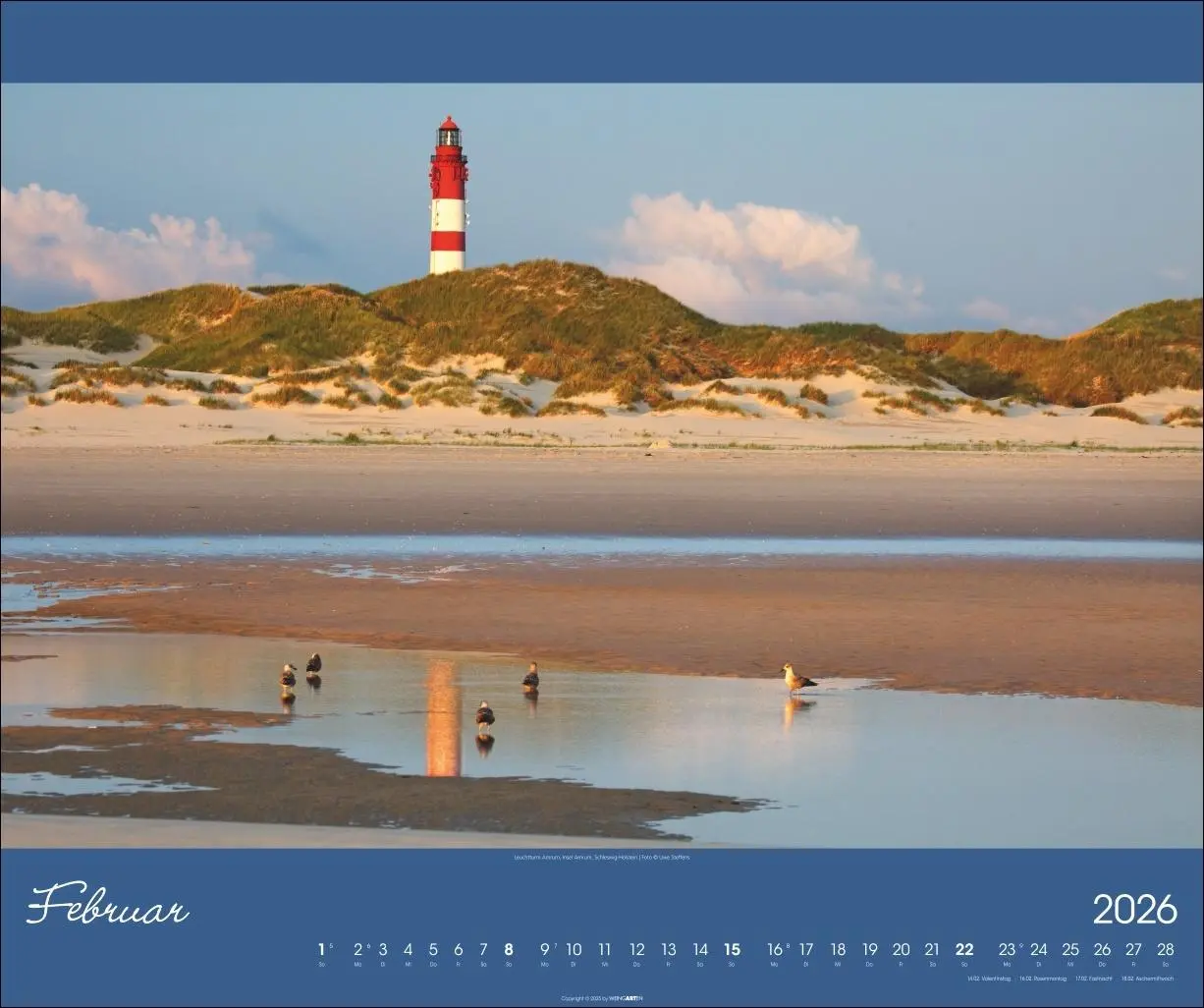 Bild: 9783839902257 | Nordsee Kalender 2026 | Uwe Steffens | Kalender | Spiralbindung | 2026