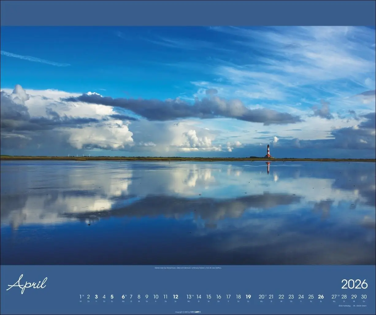 Bild: 9783839902257 | Nordsee Kalender 2026 | Uwe Steffens | Kalender | Spiralbindung | 2026
