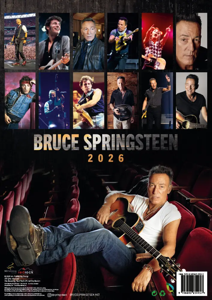 Bild: 9798893612257 | Bruce Springsteen Kalender 2026 | Kalender | 14 S. | Deutsch | 2026