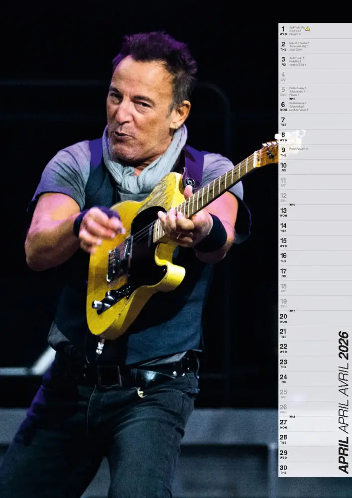Bild: 9798893612257 | Bruce Springsteen Kalender 2026 | Kalender | 14 S. | Deutsch | 2026