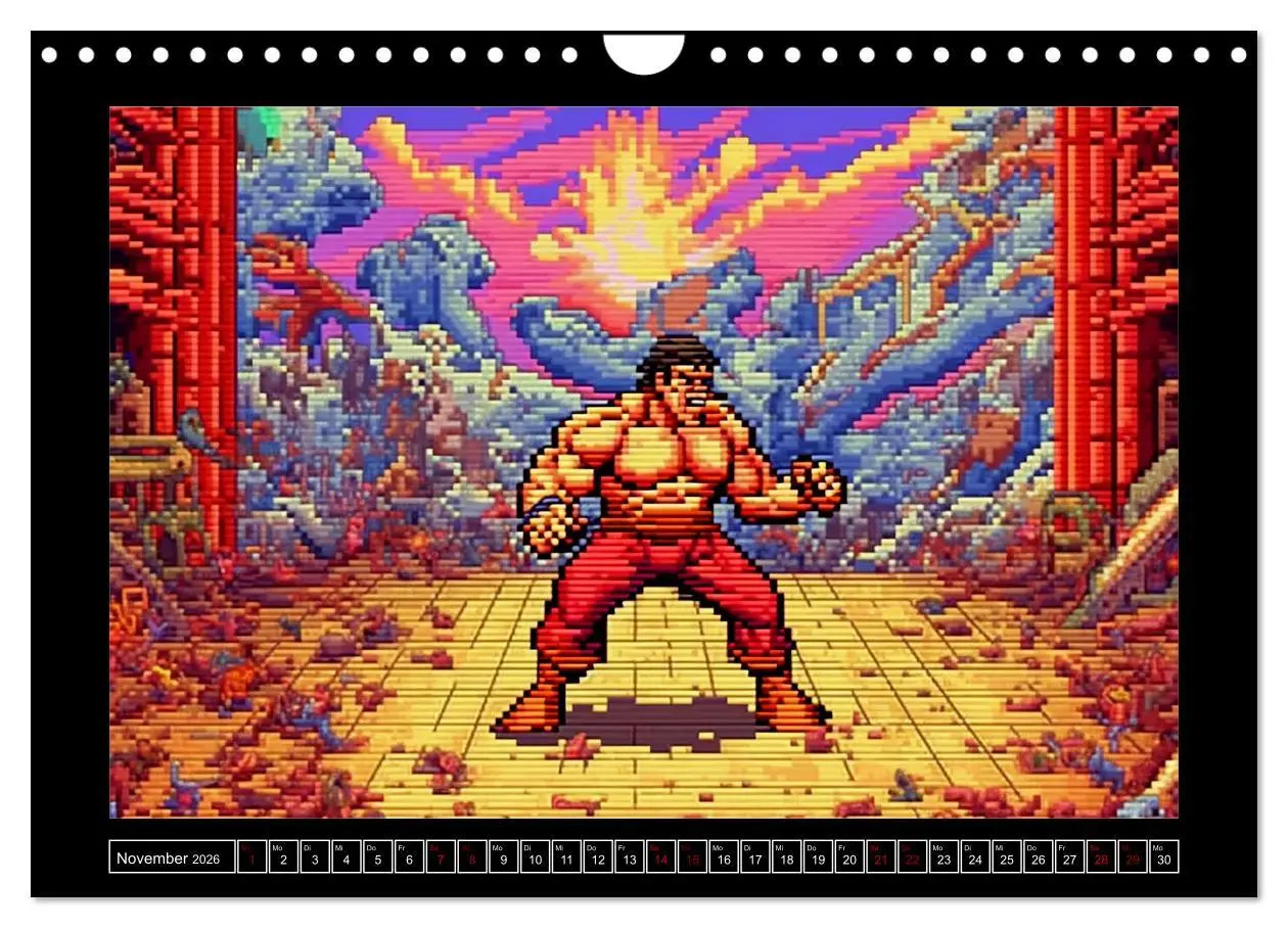 Bild: 9783457372357 | Pixel für Pixel bis Game over (Wandkalender 2026 DIN A4 quer),...
