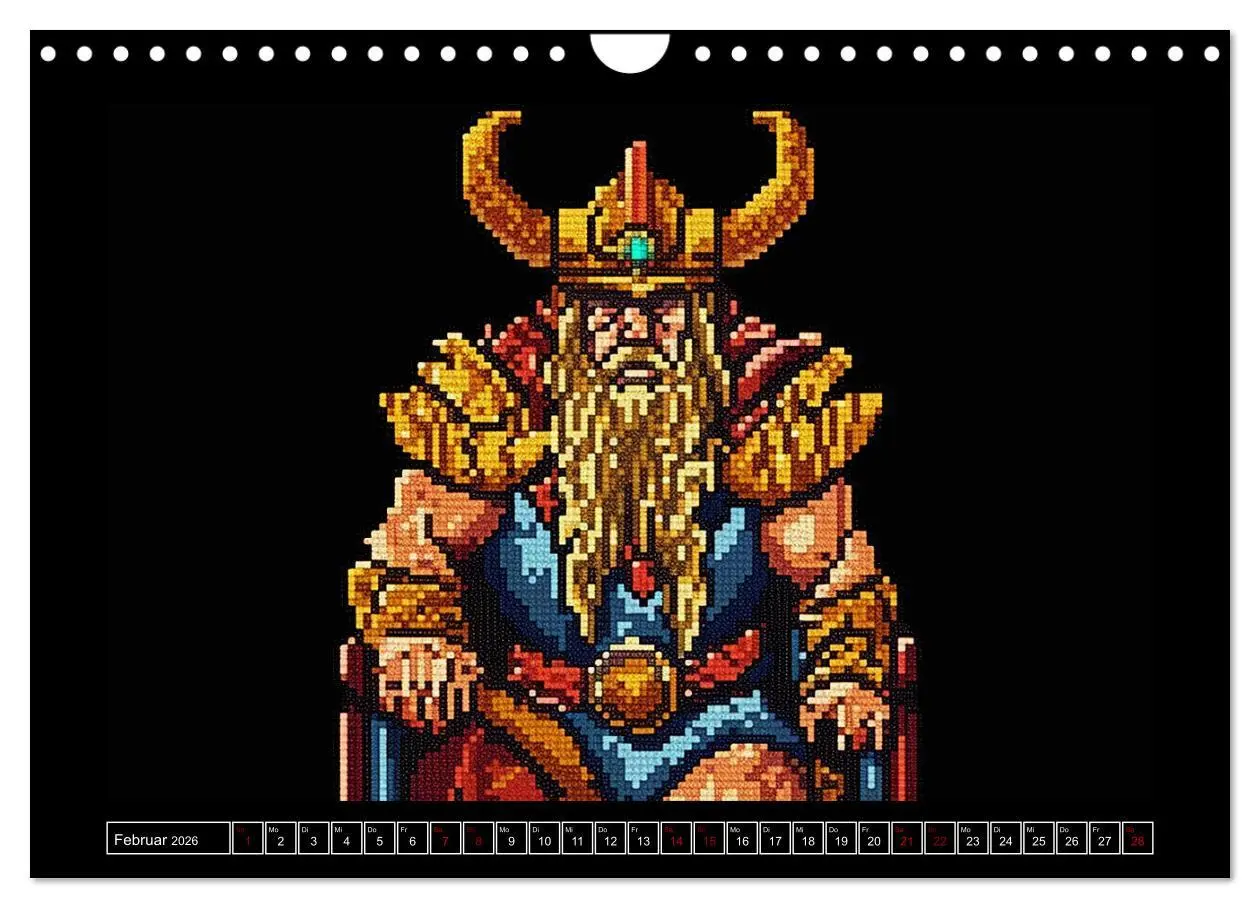 Bild: 9783457372357 | Pixel für Pixel bis Game over (Wandkalender 2026 DIN A4 quer),...