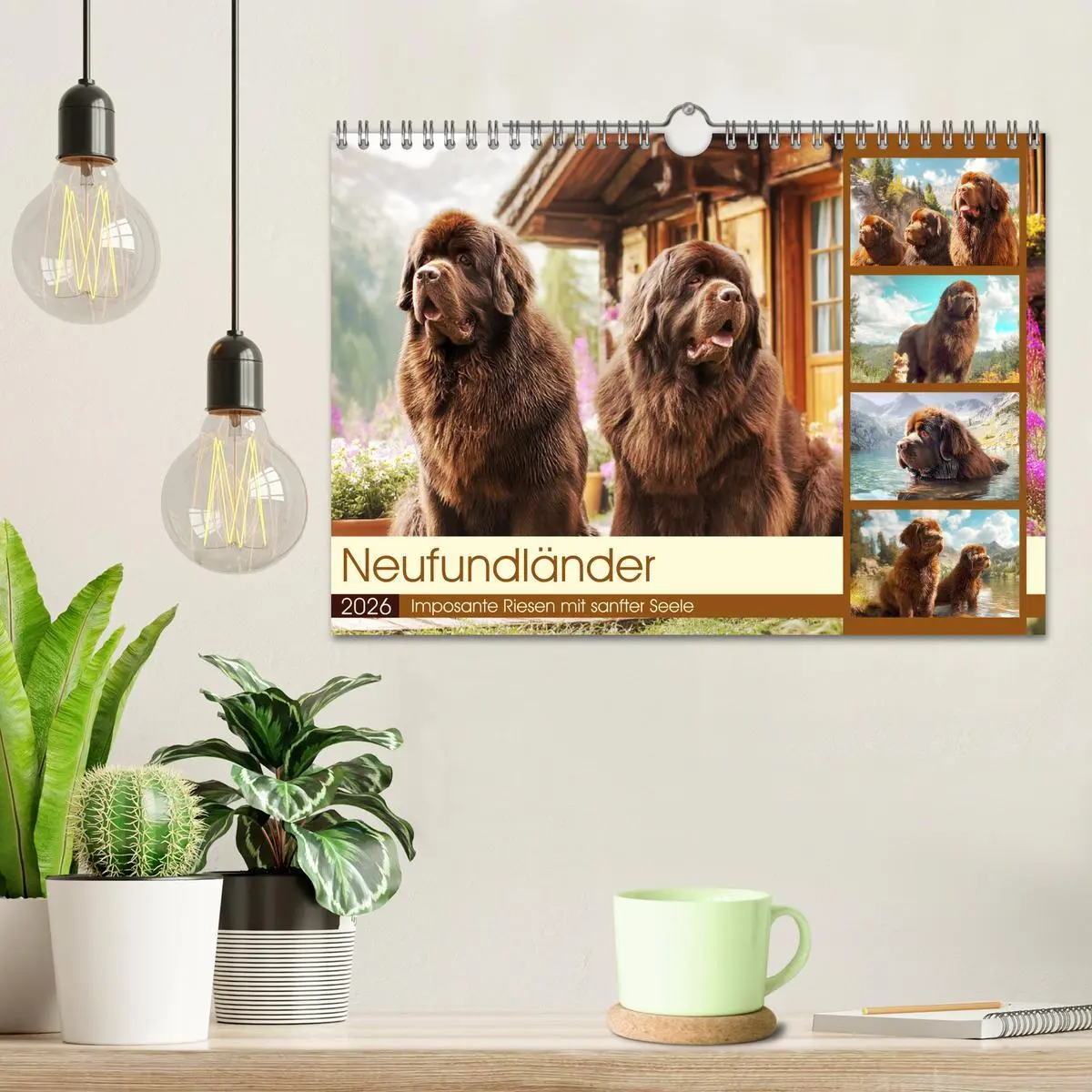 Bild: 9783457682357 | Neufundländer. Imposante Riesen mit sanfter Seele (Wandkalender...