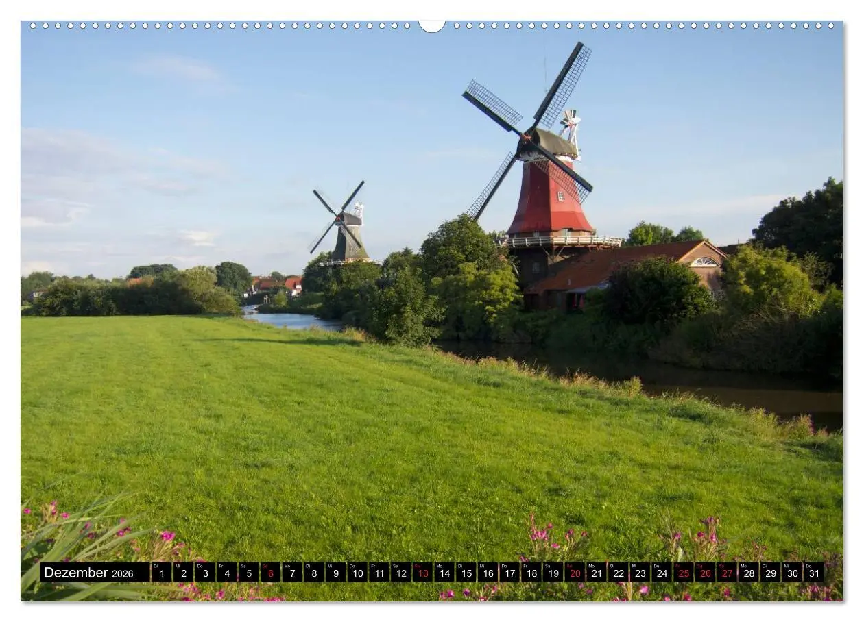 Bild: 9783516222357 | Windmühlen in Europa (hochwertiger Premium Wandkalender 2026 DIN A2...