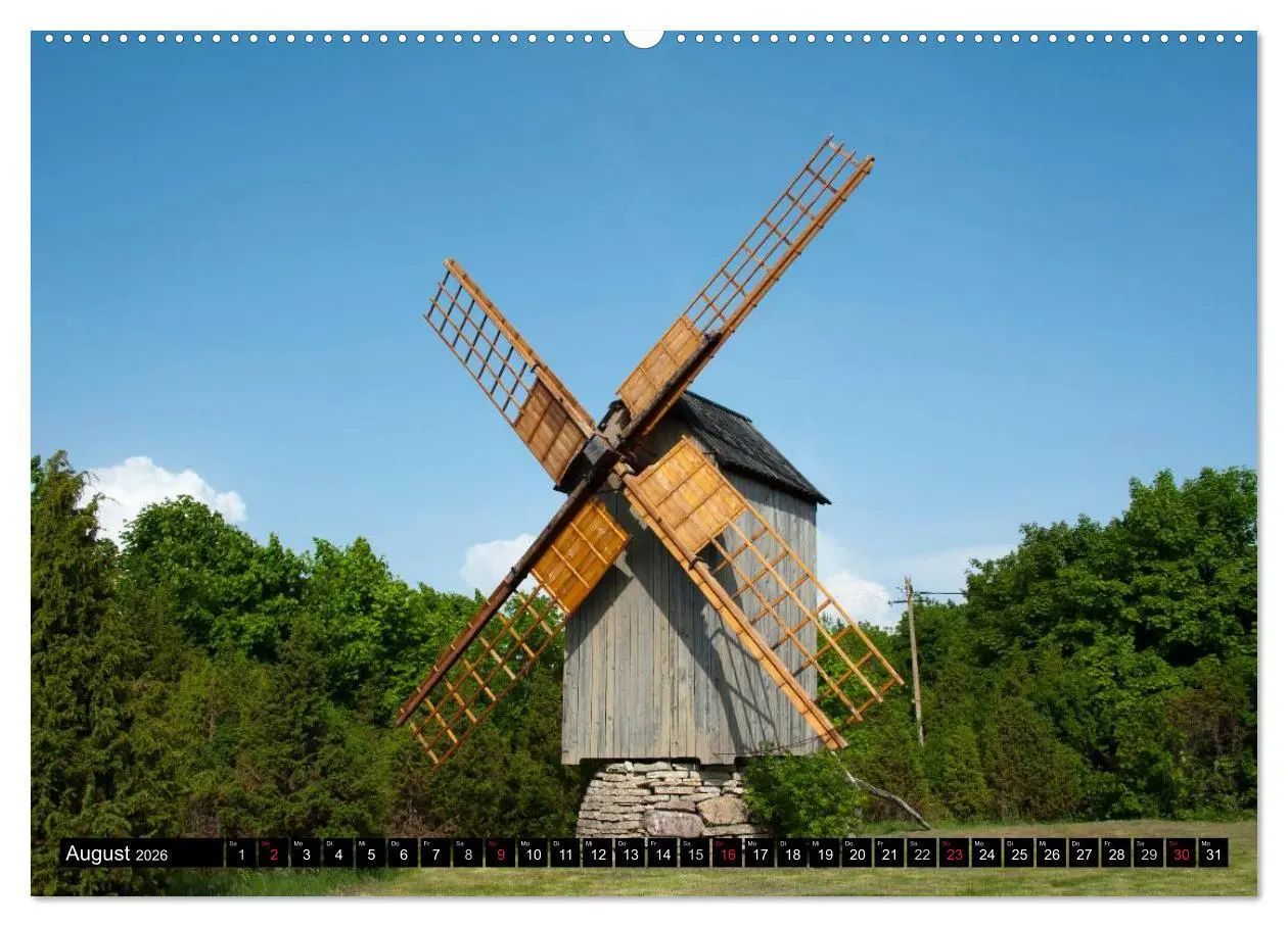 Bild: 9783516222357 | Windmühlen in Europa (hochwertiger Premium Wandkalender 2026 DIN A2...