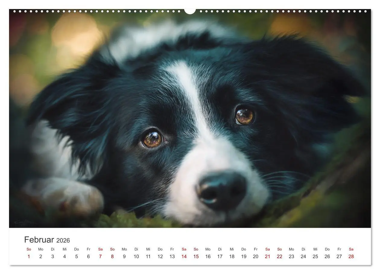 Bild: 9783516602357 | Schön, schlau, schnell! - Der Border Collie - Kalender...