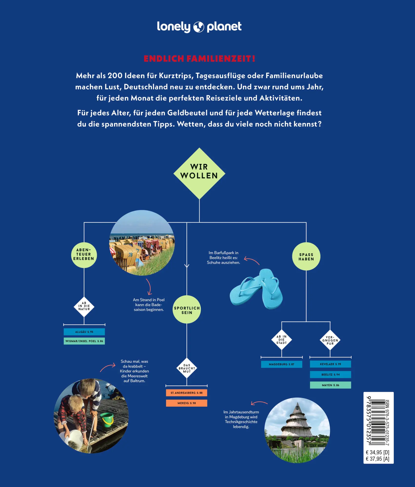Rückseite: 9783575012357 | LONELY PLANET Bildband Wann am besten wohin Deutschland mit Kids