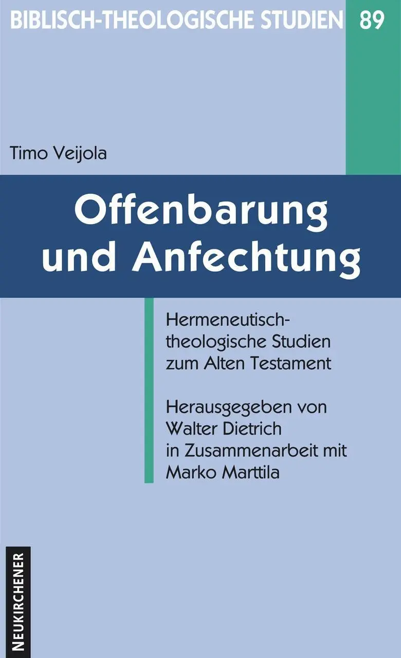 Cover: 9783788722357 | Offenbarung und Anfechtung | Timo Veijola | Taschenbuch | Buch | 2007