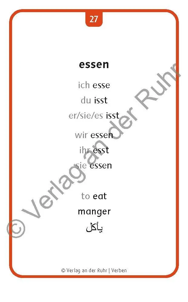 Bild: 9783834632357 | Verben | Redaktionsteam Verlag an der Ruhr | Box | 128 S. | Deutsch