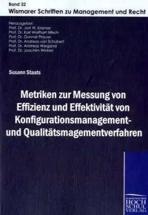 Cover: 9783941482357 | Metriken zur Messung von Effizienz und Effektivität von...