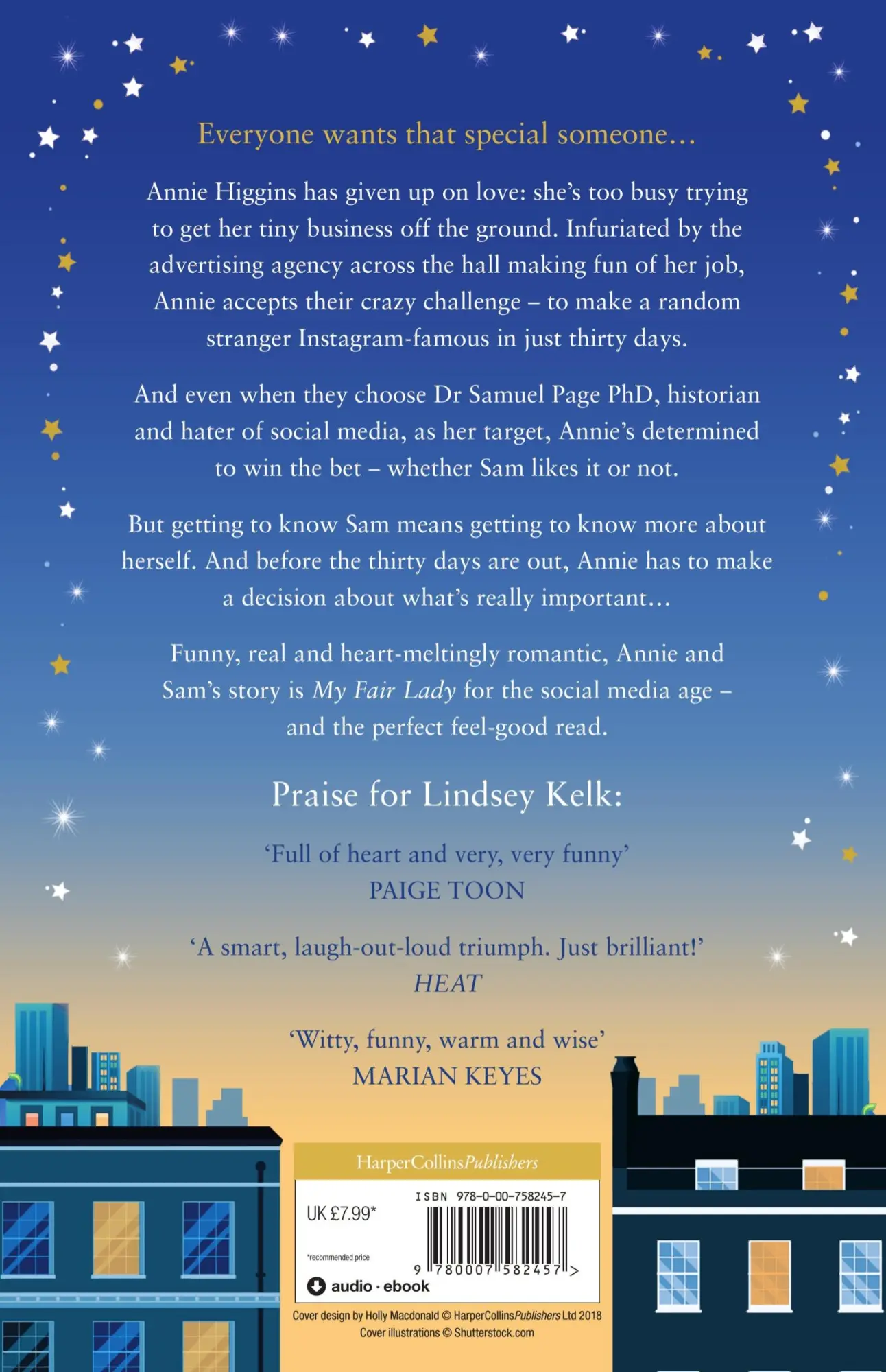 Rückseite: 9780007582457 | One in a Million | Lindsey Kelk | Taschenbuch | Englisch | 2018