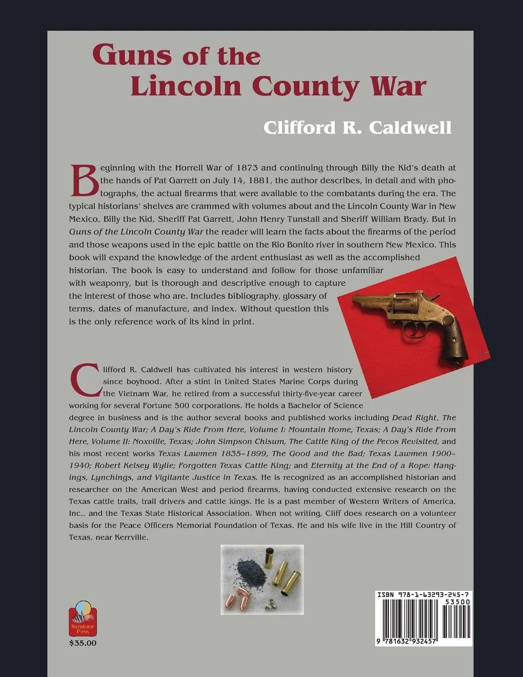 Rückseite: 9781632932457 | Guns of the Lincoln County War | Clifford R. Caldwell | Taschenbuch
