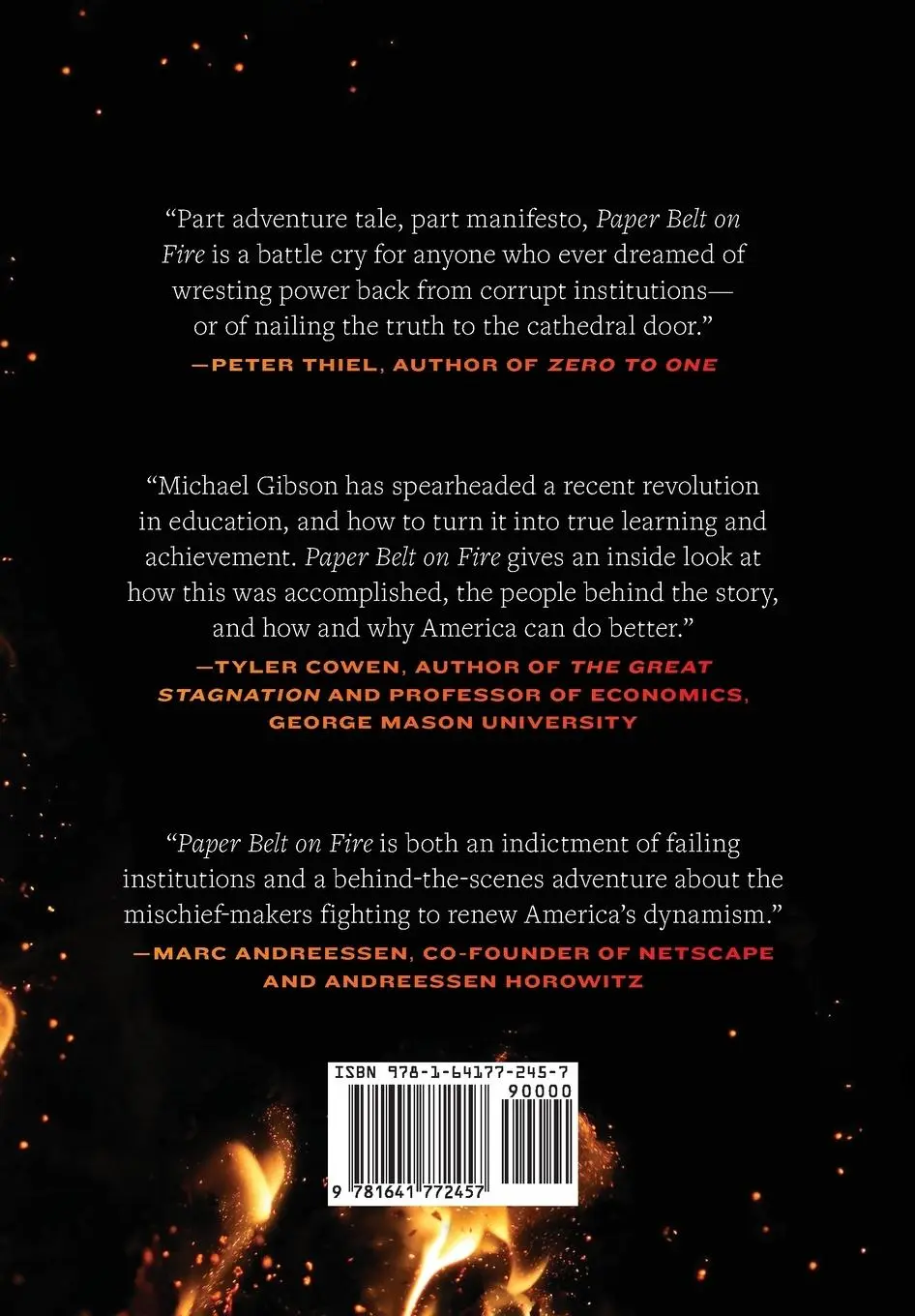 Rückseite: 9781641772457 | Paper Belt on Fire | The Fight for Progress in an Age of Ashes | Buch