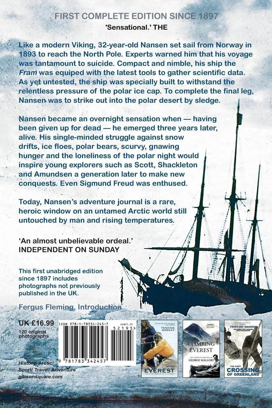 Rückseite: 9781783342457 | Farthest North | Fridtjof Nansen | Taschenbuch | Englisch | 2024