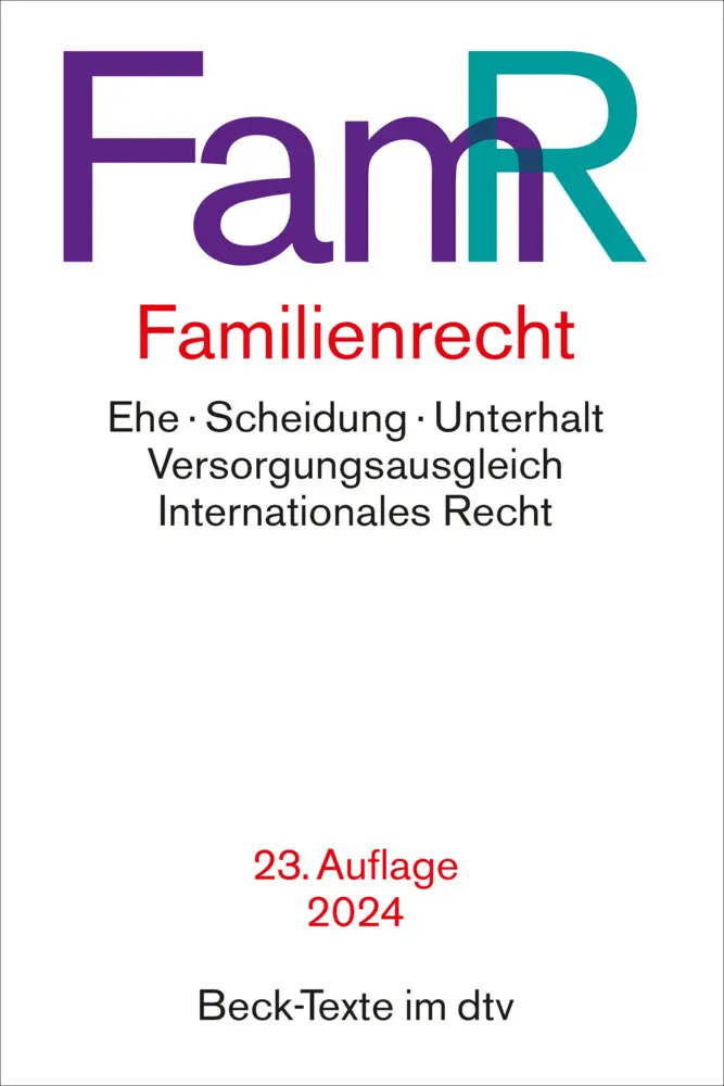 Cover: 9783423532457 | Familienrecht | Taschenbuch | 993 S. | Deutsch | 2024 | DTV