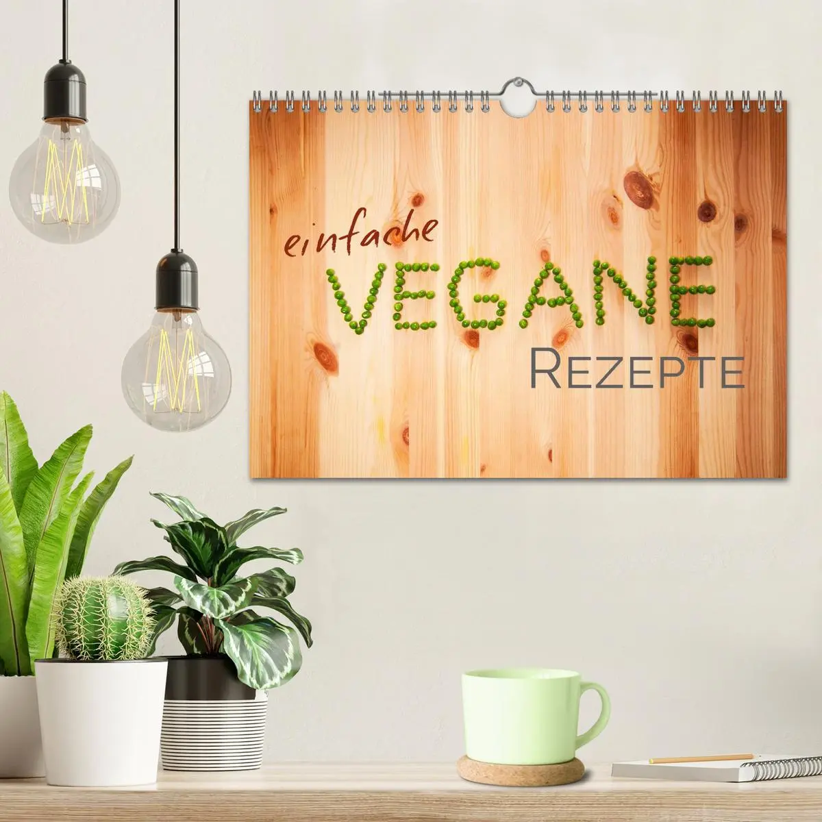 Bild: 9783457982457 | Einfache vegane Rezepte (Wandkalender 2026 DIN A4 quer), CALVENDO...