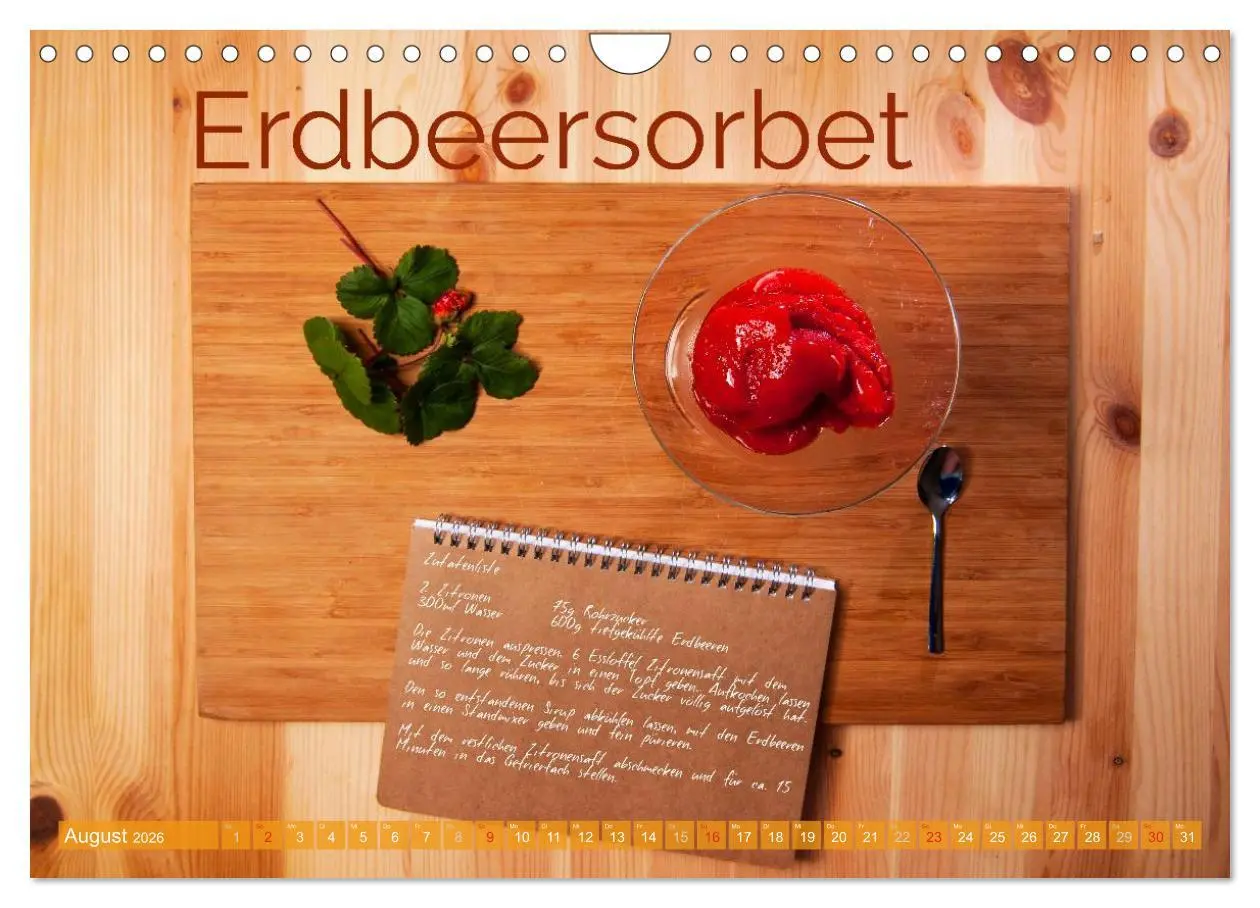 Bild: 9783457982457 | Einfache vegane Rezepte (Wandkalender 2026 DIN A4 quer), CALVENDO...