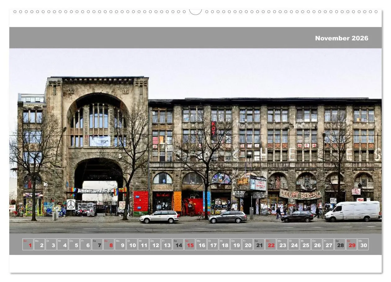Bild: 9783516212457 | Berlin Fassade (Wandkalender 2026 DIN A2 quer), CALVENDO...