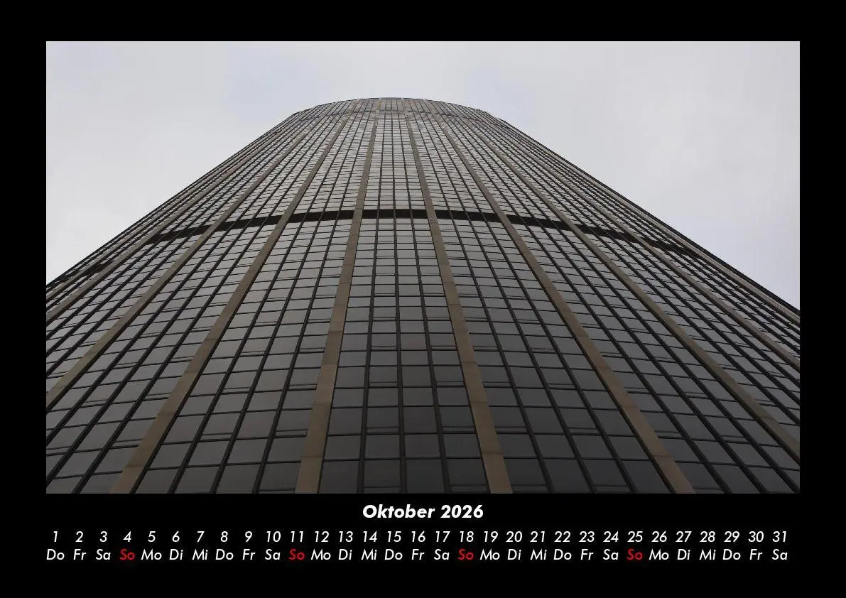 Bild: 9783695412457 | Architektur - Hochhäuser 2026 Fotokalender DIN A3 | Tobias Becker