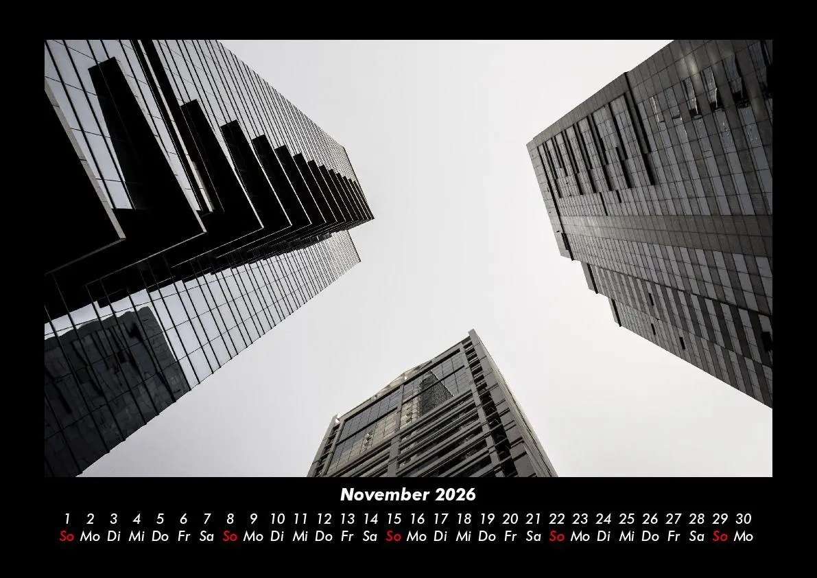 Bild: 9783695412457 | Architektur - Hochhäuser 2026 Fotokalender DIN A3 | Tobias Becker