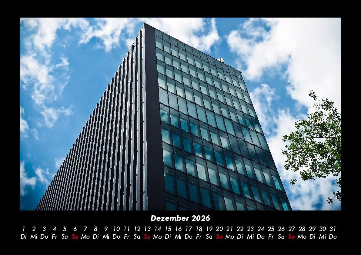 Bild: 9783695412457 | Architektur - Hochhäuser 2026 Fotokalender DIN A3 | Tobias Becker