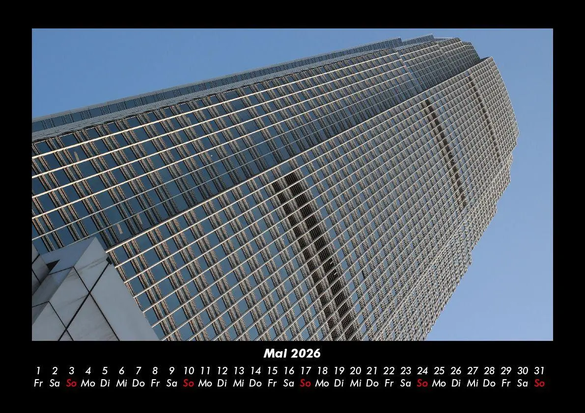 Bild: 9783695412457 | Architektur - Hochhäuser 2026 Fotokalender DIN A3 | Tobias Becker