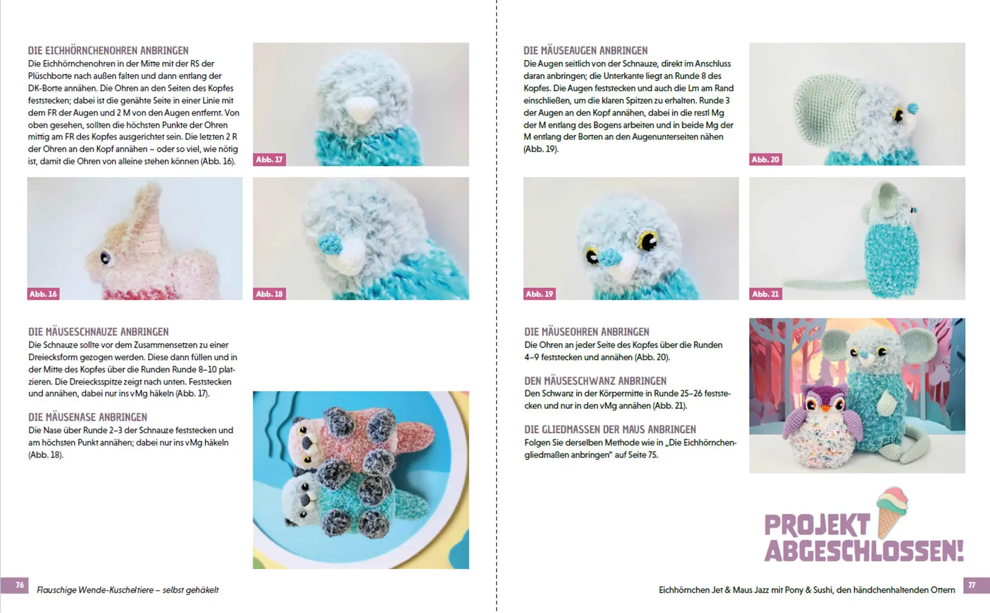 Bild: 9783702022457 | Flauschige Wende-Kuscheltiere | Selbst gehäkelt | Jessie van In | Buch