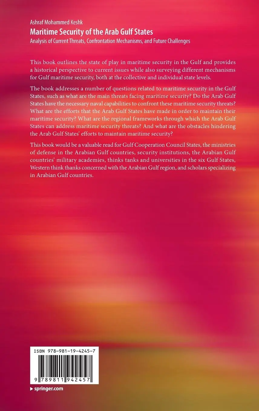 Rückseite: 9789811942457 | Maritime Security of the Arab Gulf States | Ashraf Mohammed Keshk | xv