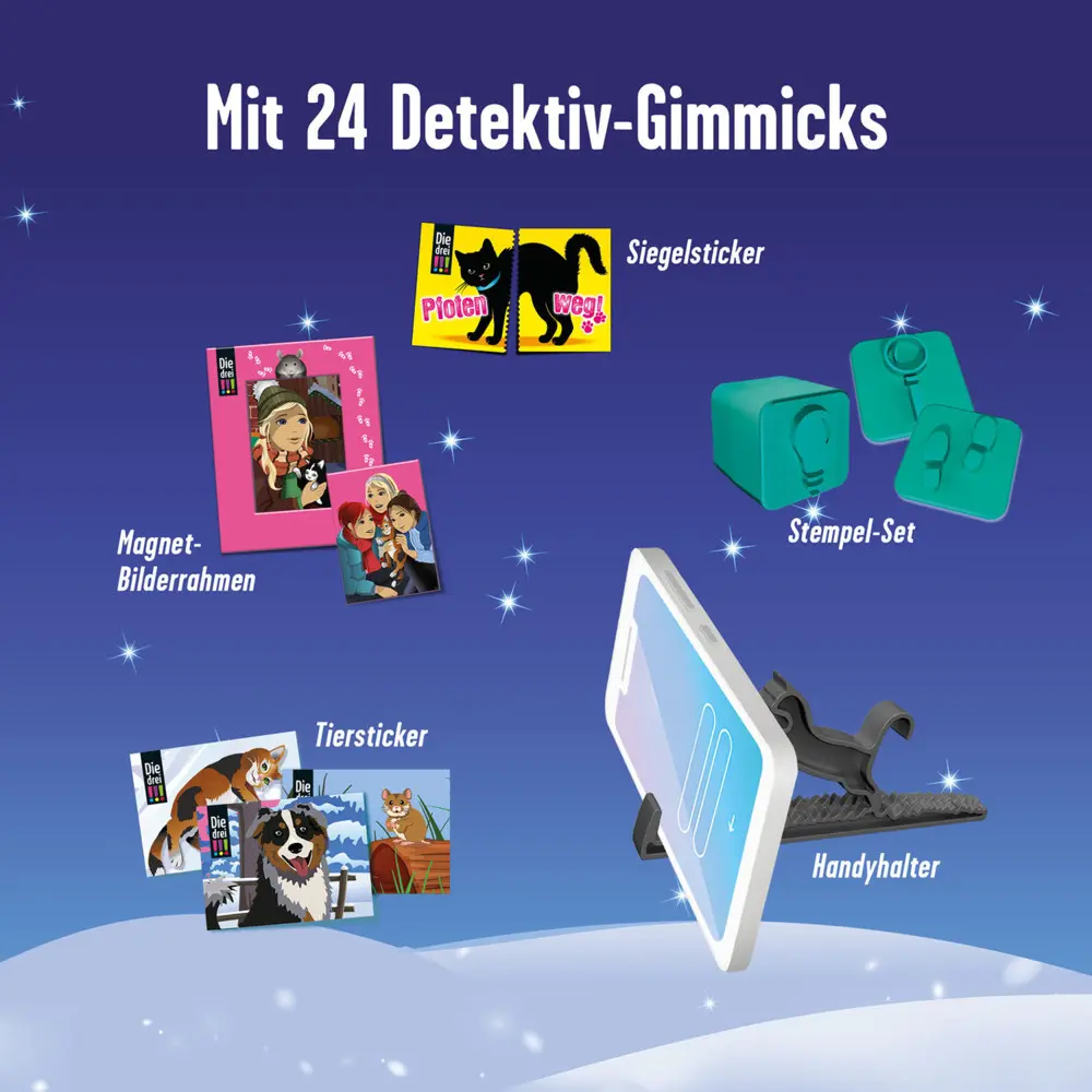 Bild: 4002051632557 | Die drei !!! Adventskalender | Spiel | Deutsch | Kosmos Spiele