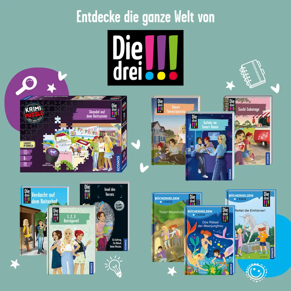 Bild: 4002051632557 | Die drei !!! Adventskalender | Spiel | Deutsch | Kosmos Spiele