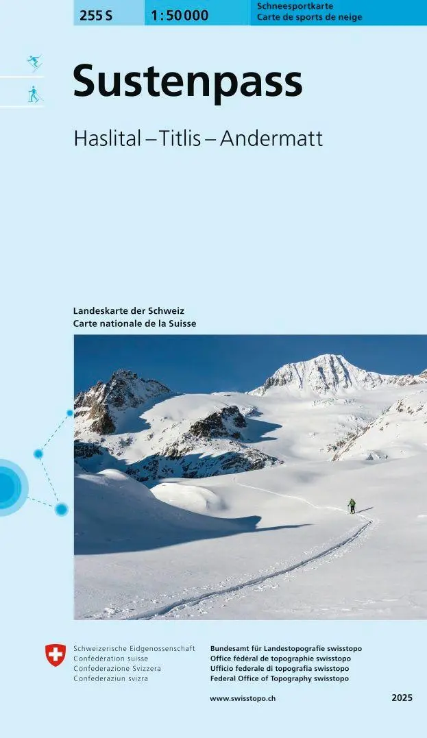 255S Sustenpass Schneesportkarte