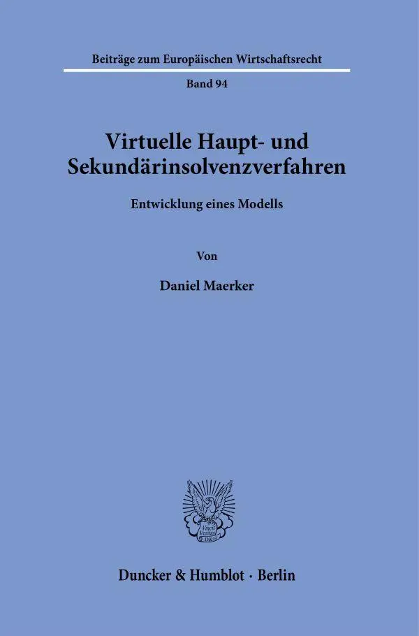 Virtuelle Haupt- und Sekundärinsolvenzverfahren