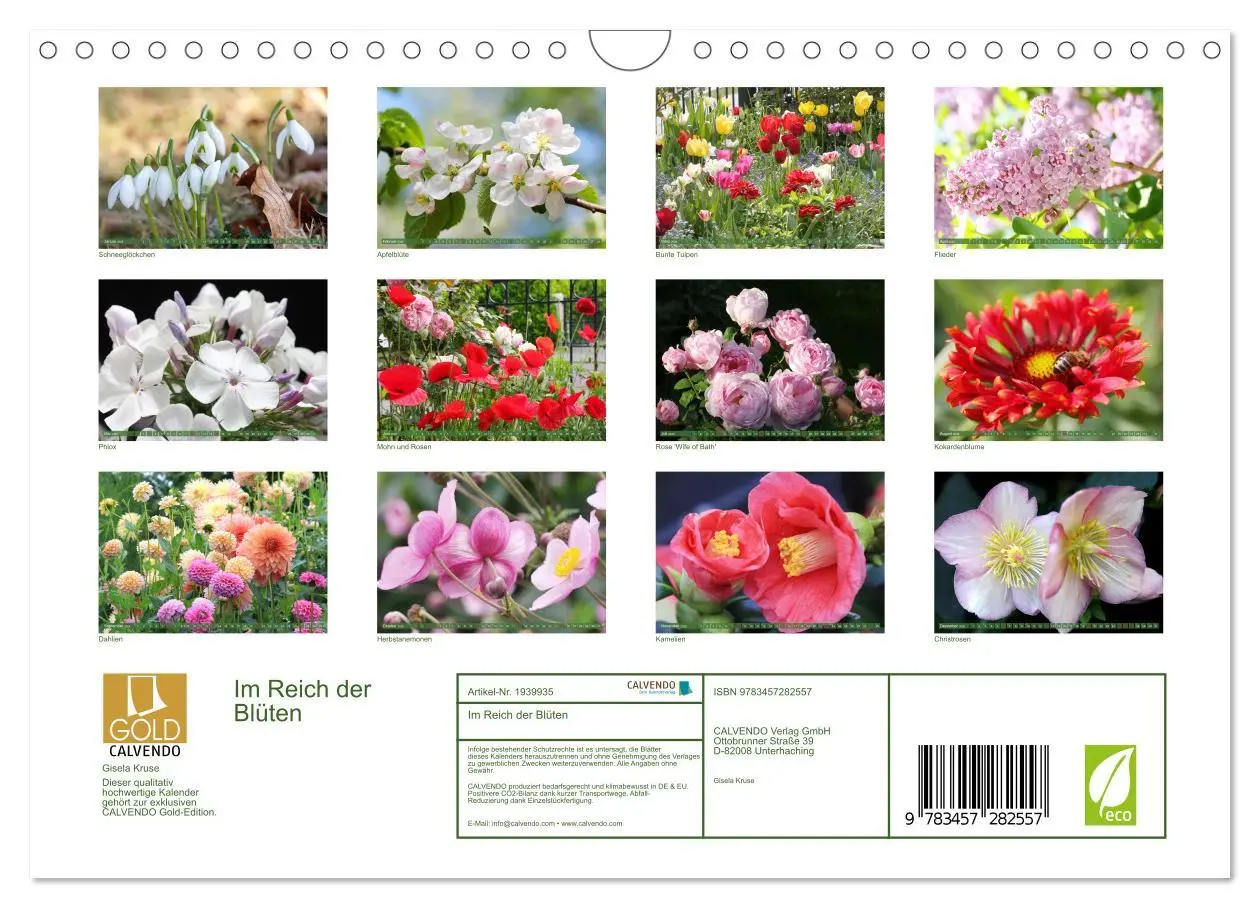 Bild: 9783457282557 | Im Reich der Blüten (Wandkalender 2026 DIN A4 quer), CALVENDO...