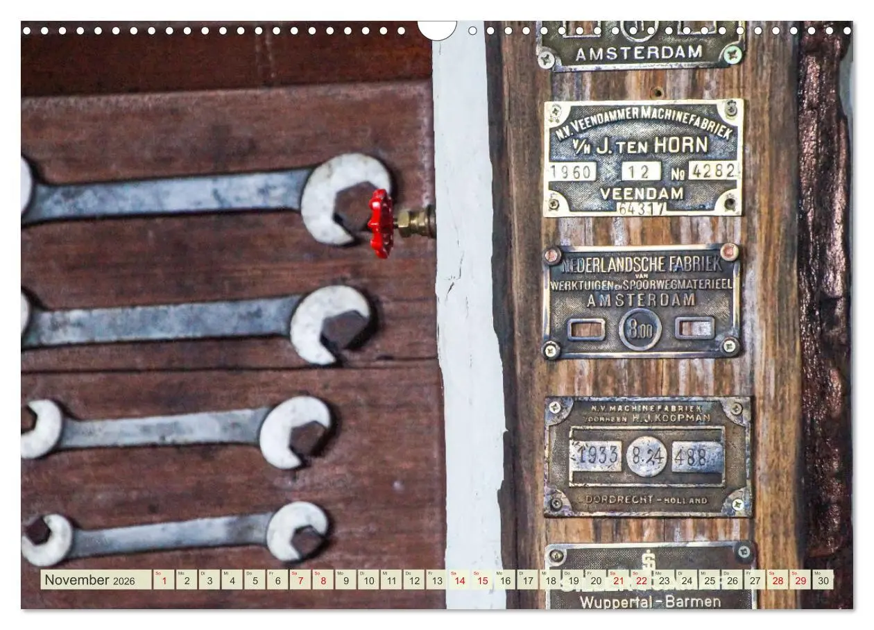 Bild: 9783457662557 | Dampfmaschinen - Technik (Wandkalender 2026 DIN A3 quer), CALVENDO...
