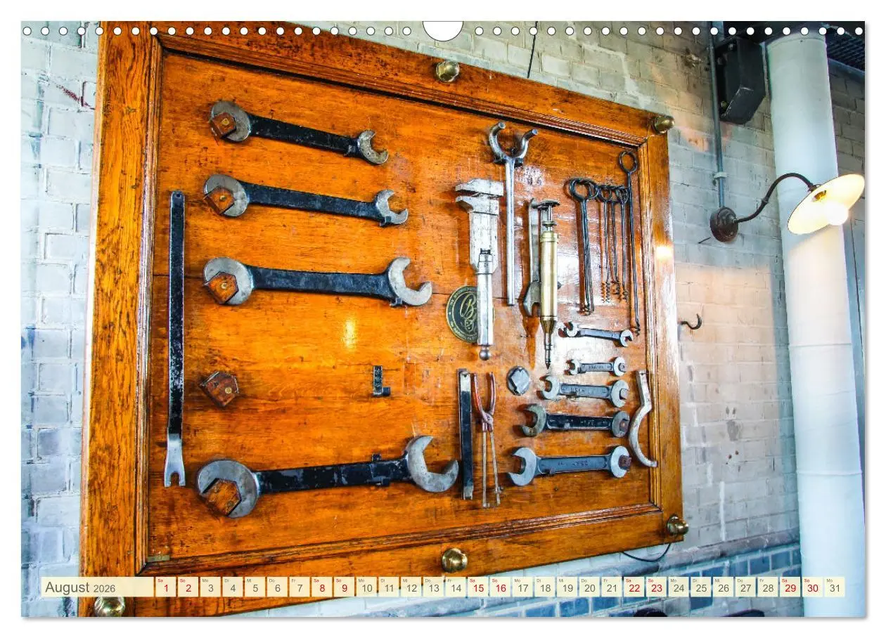 Bild: 9783457662557 | Dampfmaschinen - Technik (Wandkalender 2026 DIN A3 quer), CALVENDO...