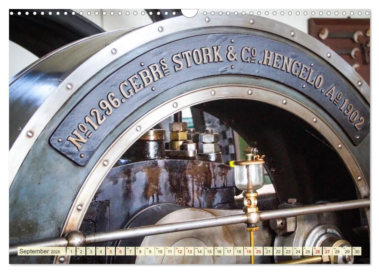 Bild: 9783457662557 | Dampfmaschinen - Technik (Wandkalender 2026 DIN A3 quer), CALVENDO...