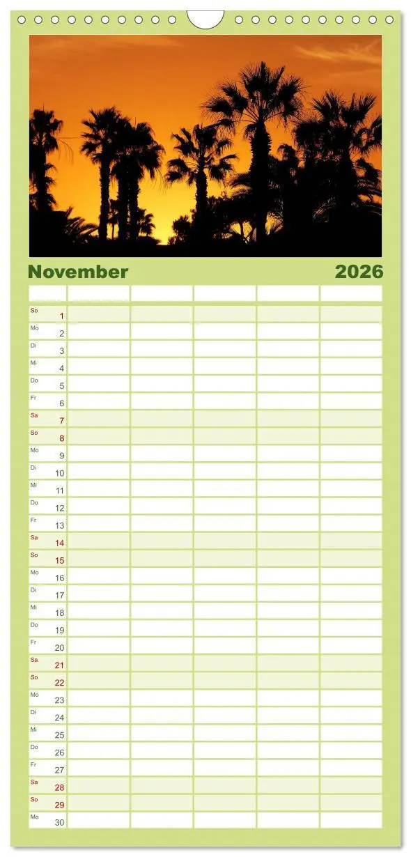 Bild: 9783516512557 | Familienplaner 2026 - Vulkaninsel Lanzarote mit 5 Spalten...