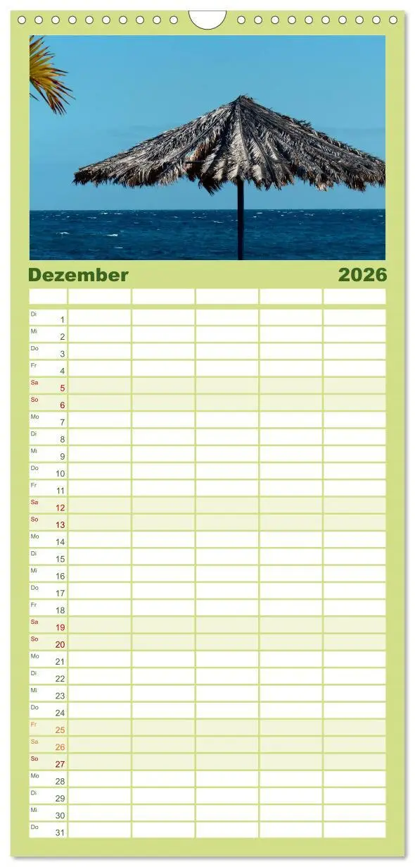 Bild: 9783516512557 | Familienplaner 2026 - Vulkaninsel Lanzarote mit 5 Spalten...